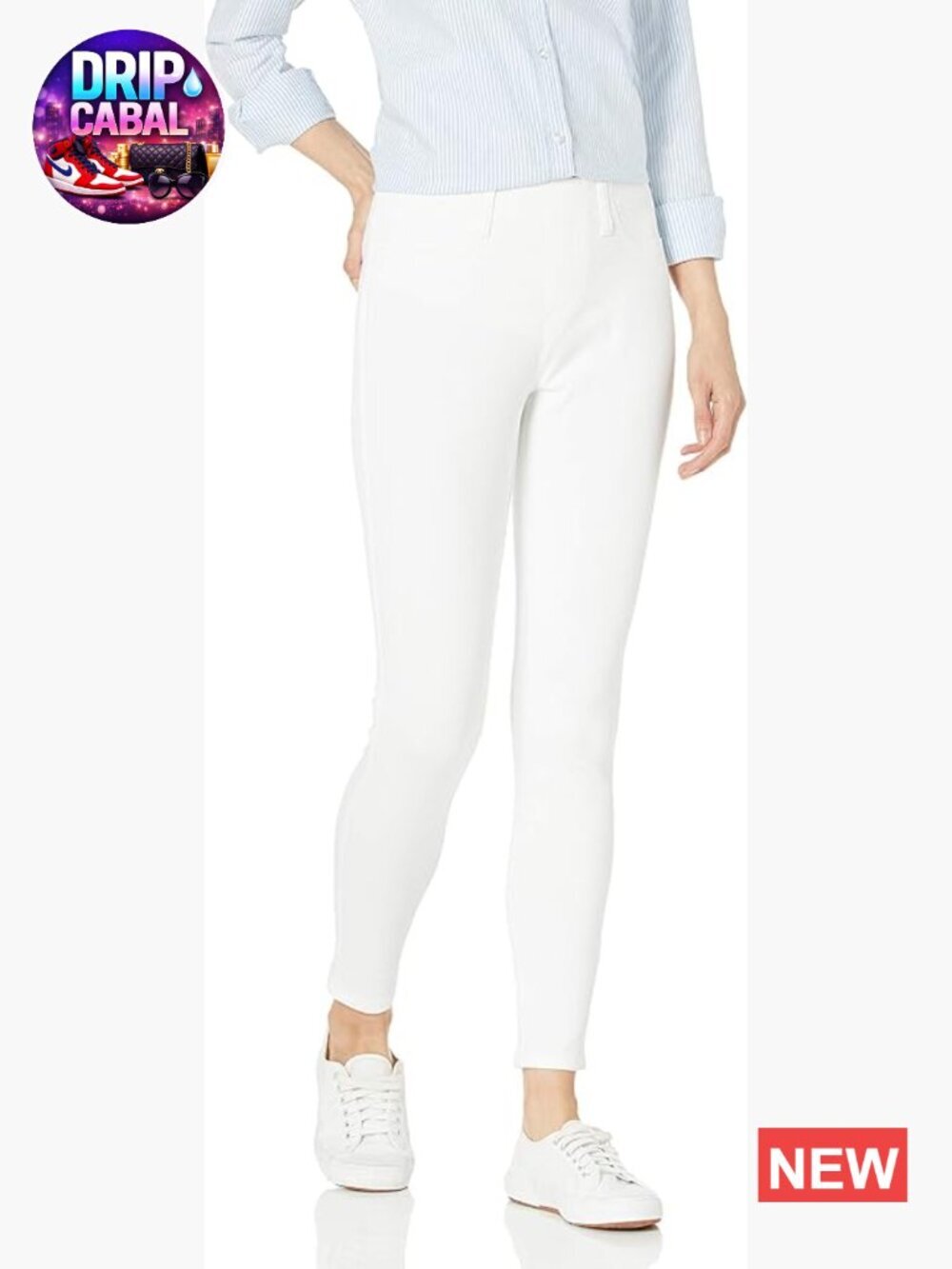 Mid Rise Pull-On Knit Jegging, Super Stretchy, Skinny Fit